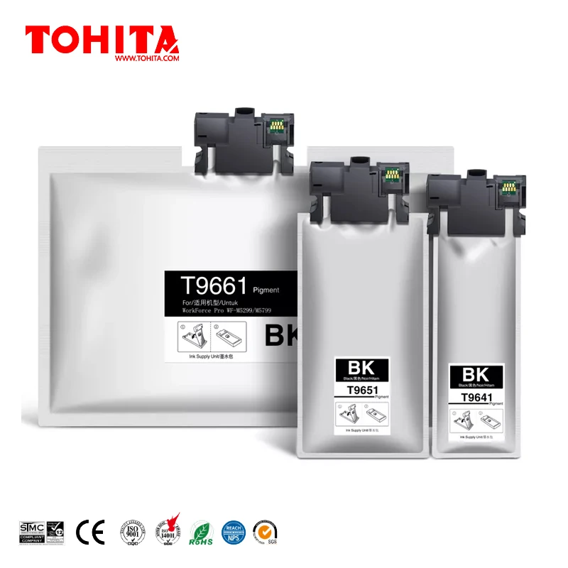 T9641 T9651 патрон чернил для принтера EPSON рабочей силы Pro WF-M5299DW 5799DWF серии C13T964140 C13T965140 C13T966140