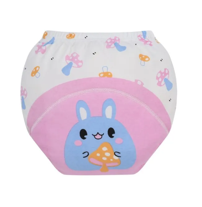 Cute Animal Printed Breathable Waterproof Soft Comfortable washable Baby Training Pants