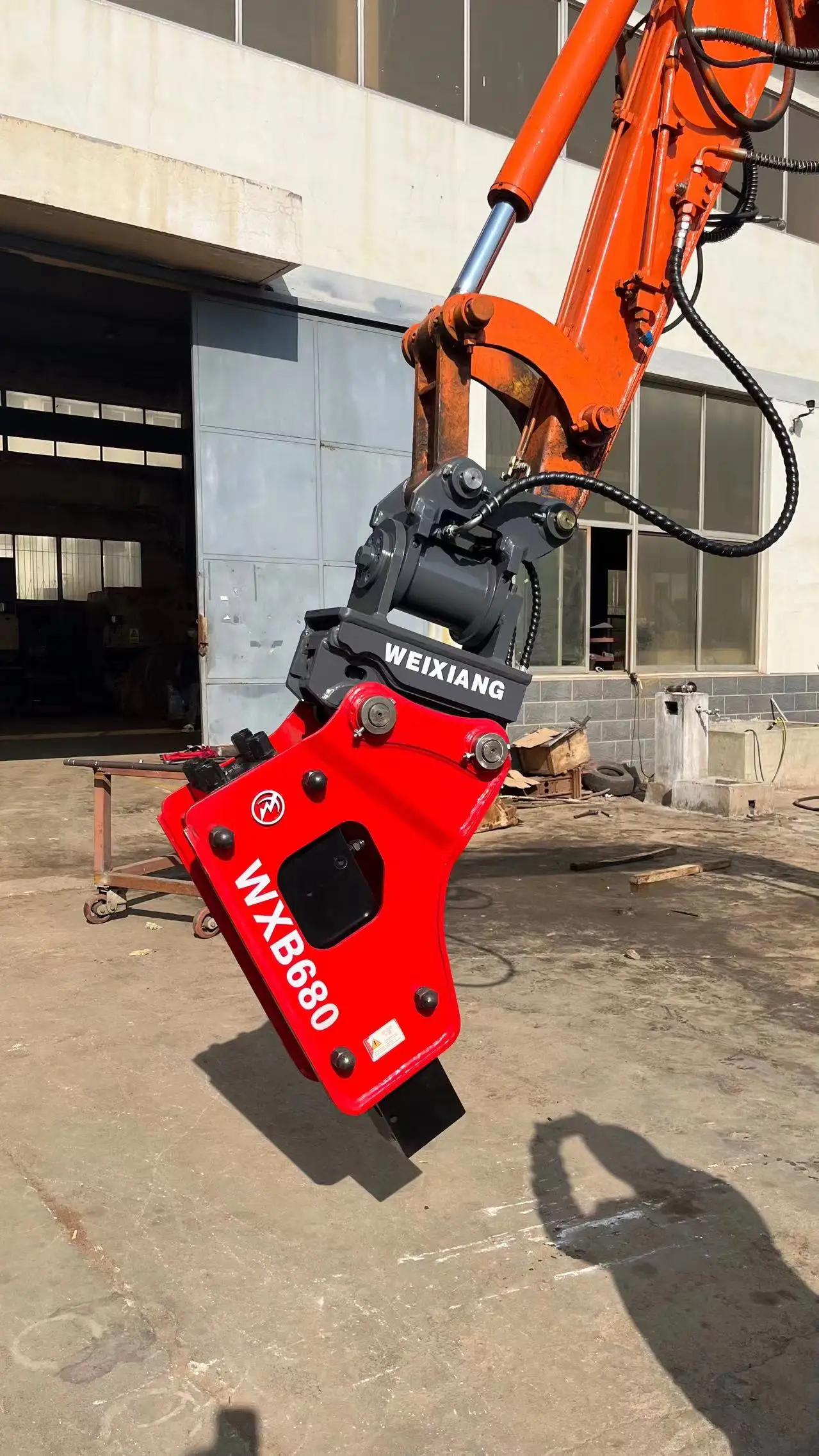 45 Degree Tilt Rotating Quick Hitch Excavator Tilting Quick Coupler