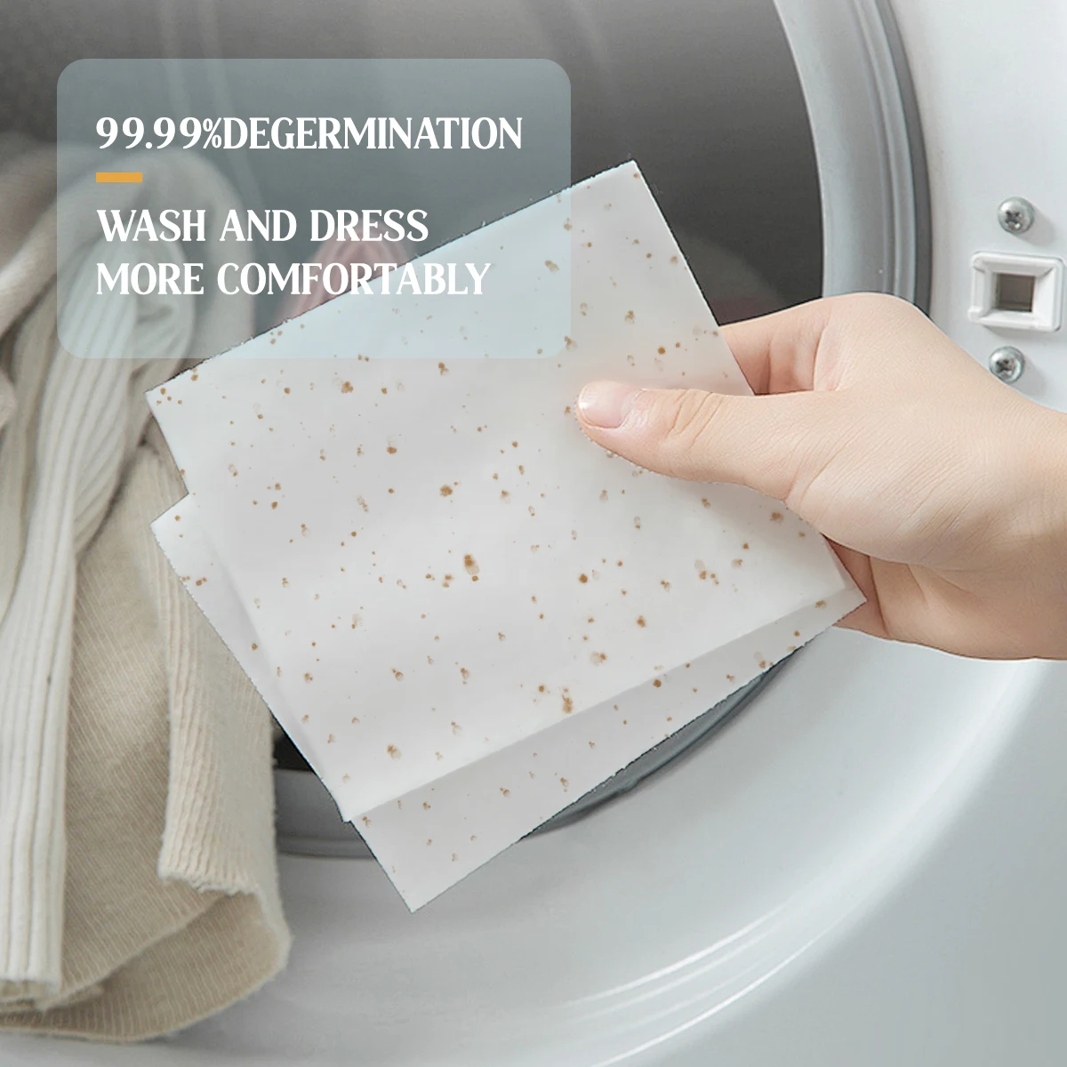 Moutain Scent Plant Based Enzyme Laundry Washing Strip Travel Size Hypoallergenic Sheets Laundry Detergent Eco Friendly