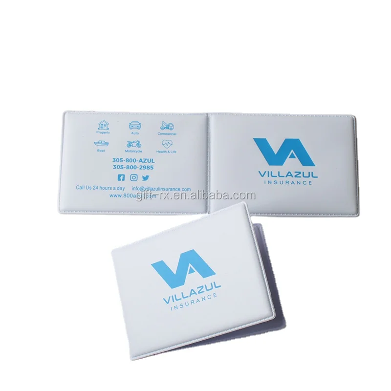 Мужской Модный стильный кошелек для карт с индивидуальным узором кожаный держатель водительские права паспорт кремний по доступной цене