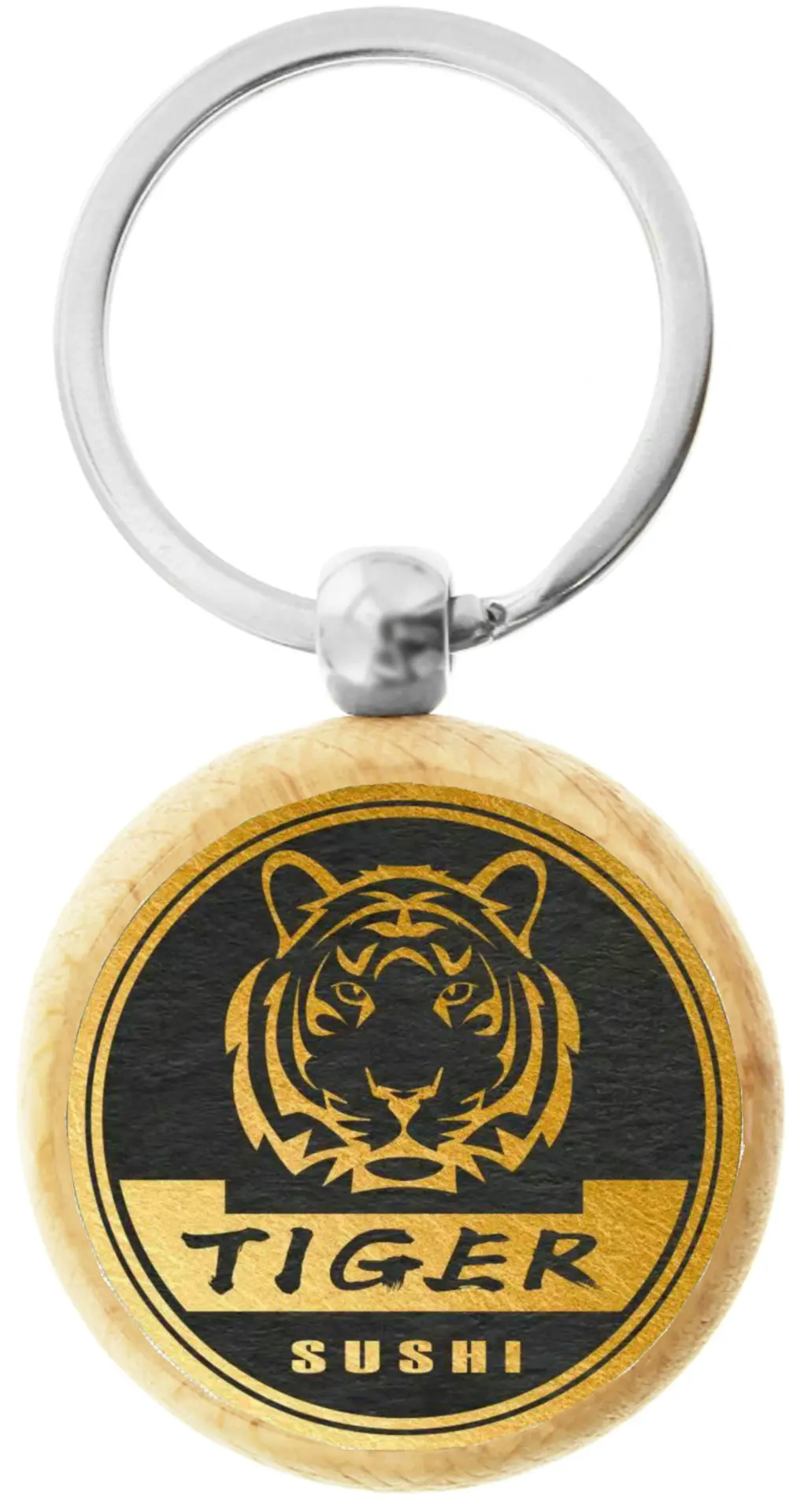 Promotion Custom Rectangle Wood Keychain Key Ring Key Tag DIY Keychain Blank Wooden Key Chain