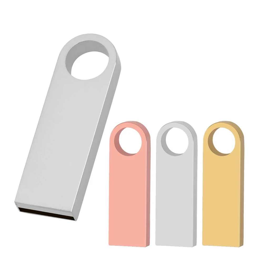 Wholesale USB flash drives USB 2.0 32GB 16GB 8GB 4GB 2GB Metal USB Flash Drive Sticks