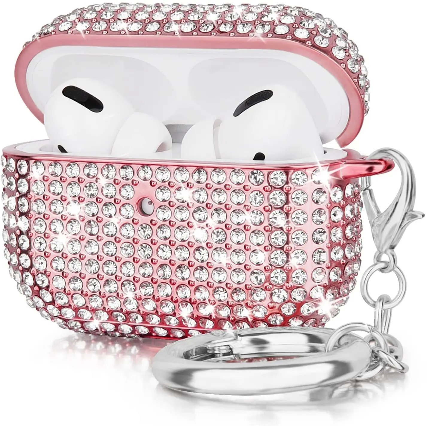 Multi Designs EarPods Earphone Accessories Diamond Tpu Case For Airpod 3 Case With Keychain For  Airpods Pro Case