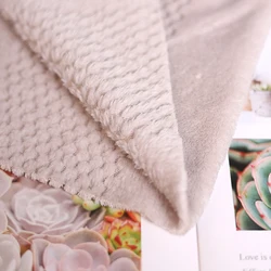 2021 Jacquard Flannel Fabric Jacquard Flannel Fabric Jacquard Flannel Polyester Fabric