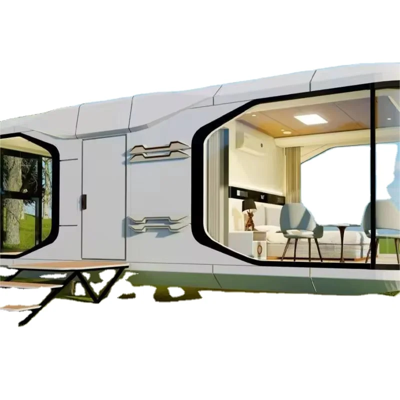 Cymdin High Quality Chinese Style Steel Structure Capsule House for Restaurants Hotels Portable Move Price