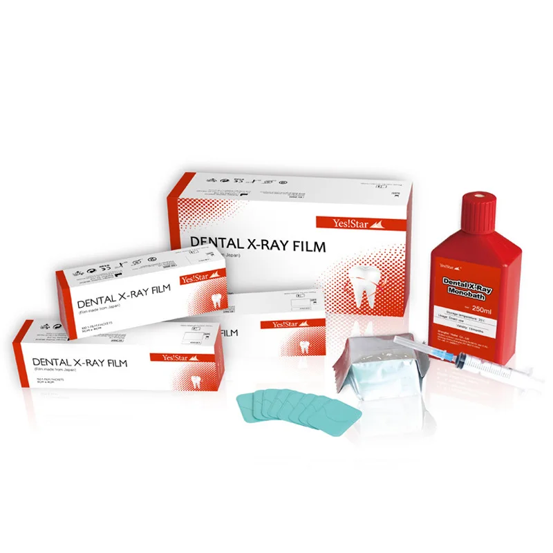 Yesstar Fuji Medical Dental Laboratory film dental Intraoral X-ray film X-ray film development fixative set