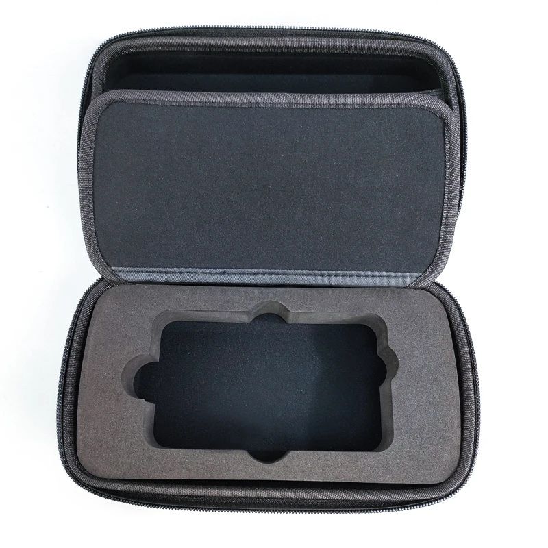 Portable Black GPS EVA Hard Shell Case Shockproof Waterproof with Foam Elastic Mesh Bag PU Leather Zipper Closure Travel