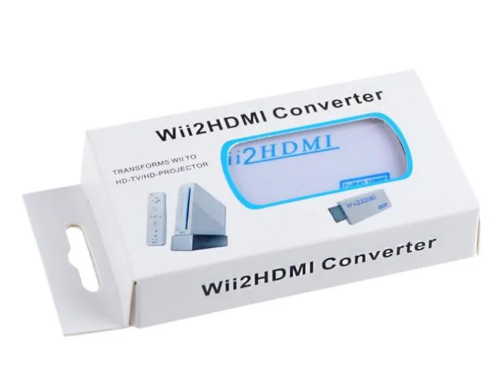 Конвертер Wii в HDMI поддержка Full HD 720P 1080P 3 5 мм аудио Wii2HDMI адаптер для HDTV