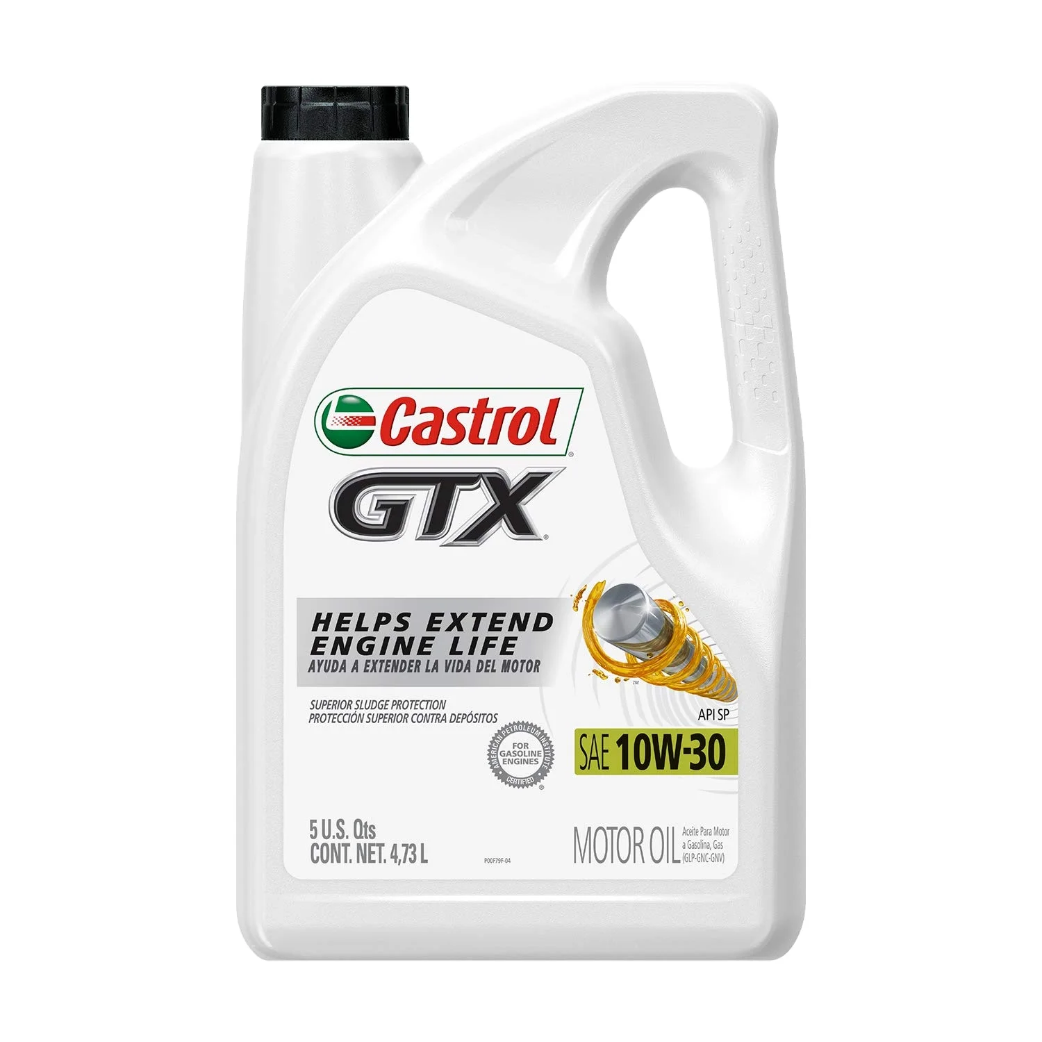 Оптовая продажа, обычное моторное масло 10W-40 Castrol GTX, 5 кварт (3 шт. в упаковке) для продажи