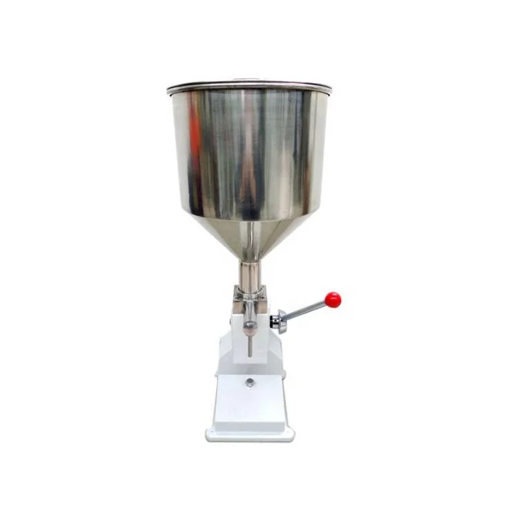 
A02 Pneumatic Liquid Water Milk Oil Paste Plastic Metal Bottles jar Cans Barrels without particles Filling Machine cheap price 