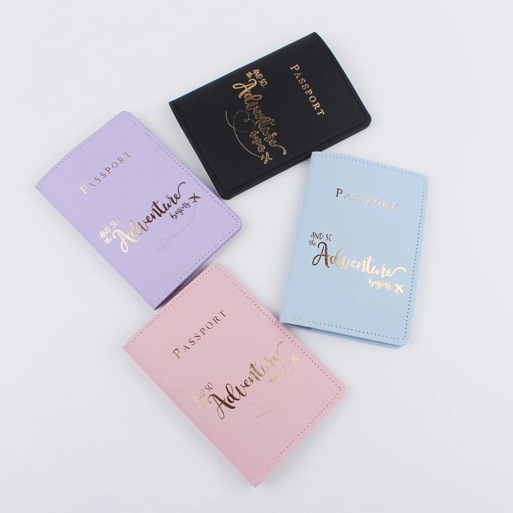 2022 ECO New Passport Holder Cover Wallet Leather Card Case Travel Document Organizer