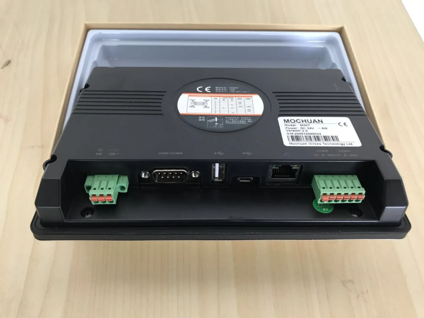 Ethernet 7 дюймов plc hmi с сенсорным управлением для интерфейсы человек-машина промышленный