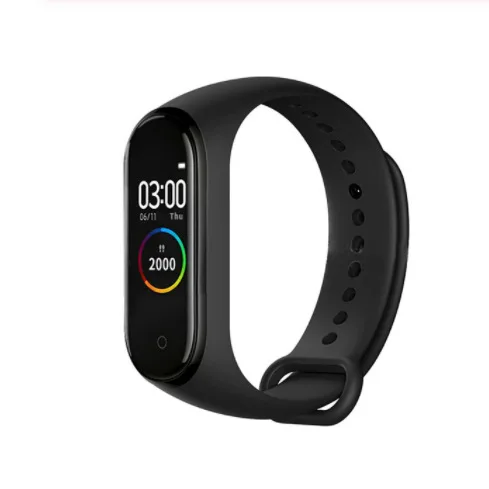 wholesale fitness tracker, with color display for at a glance access to heart rate, activity, and sleep tracking  Active Black