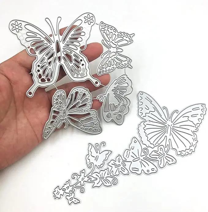 Metal Cutting Dies Leaves Birthday Leaves Stencils Birthday Cards Scrapbooking Paper Card for Craft DIY Stamps Easter Decoration