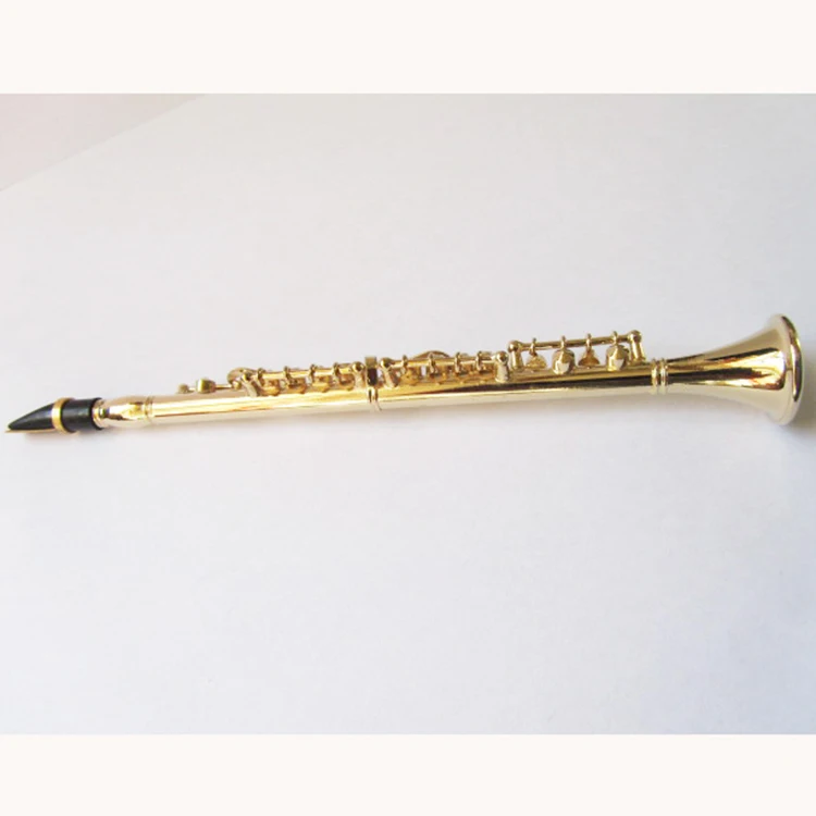 mini metal clarinet model craft gift