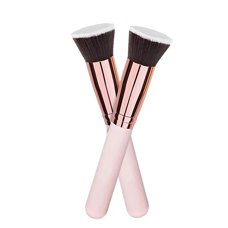 
Private Label Professional Single Makeup Beauty Blush Flat Foundation Brush 