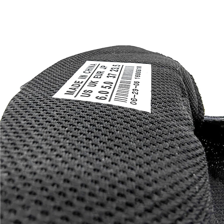 custom waterproof hot melting press Clothing Care Sport Shoe Tongue size Tpu Film adhesive Label tag for shoe