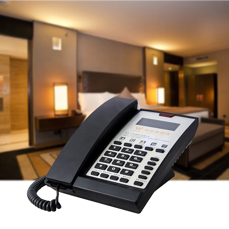 Corded Telephones Guest Room Bathroom Telephone System Analog Hotel Phone