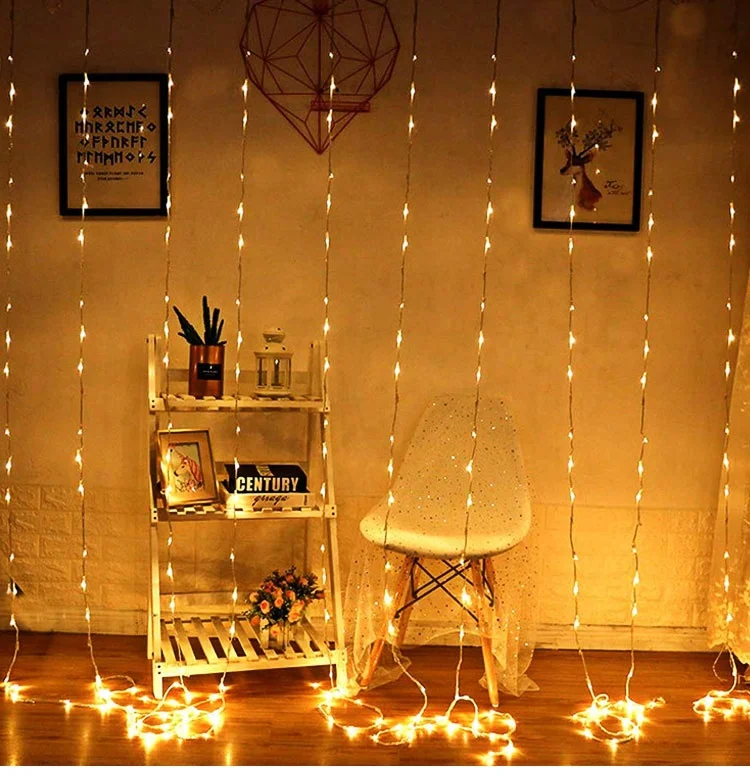 Rubber Cable 10m outdoor led fairy string lights 100 bulbs Holiday decorative Lighting decoration