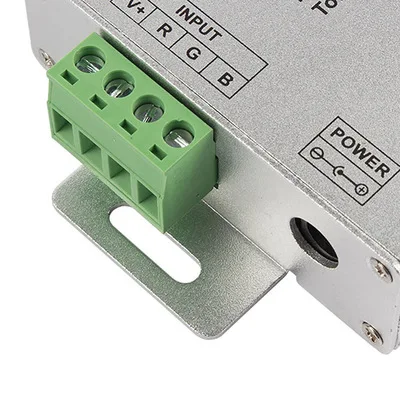 Оптовая продажа DC12V/24V алюминиевый светодиодный Усилитель 12A/24A/30A выходная мощность RGB/RGBW контроллер повторителя 5050 2835 ленточного освещения ручной работы