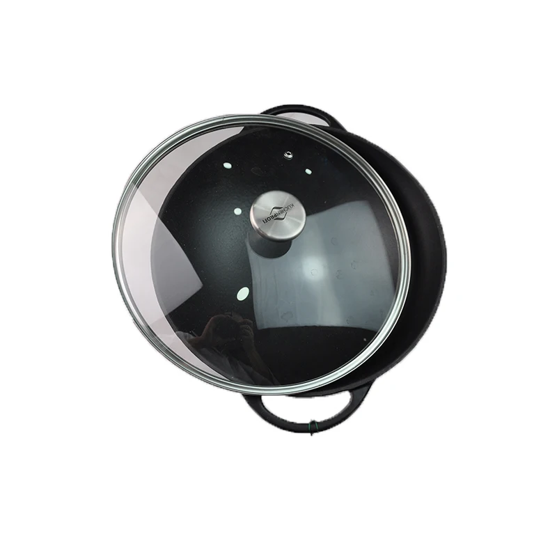 Экологичное производство кухонной посуды, ВОК, чугунный антипригарный ВОК, чугунный антипригарный вок для кастрюль