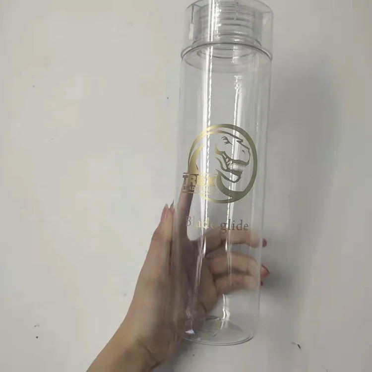 
china clear sports drinking bpa free tritan plastic voss water bottles with custom logo 
