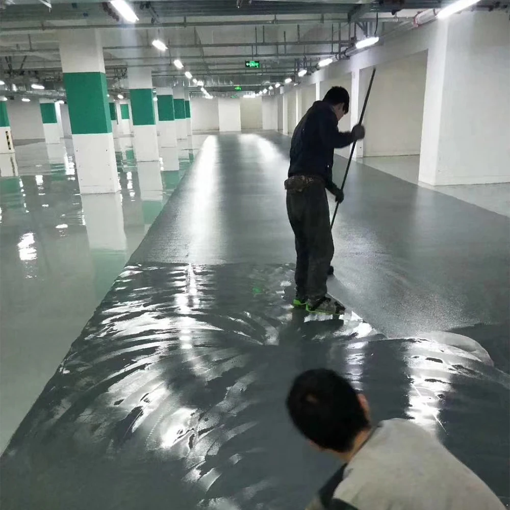epoxy self-level floor paint for cement garage floor epoxy coating