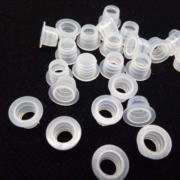 Bottle Stopper Transparent Inner Plug with Hole Plastic for 13mm Dropper