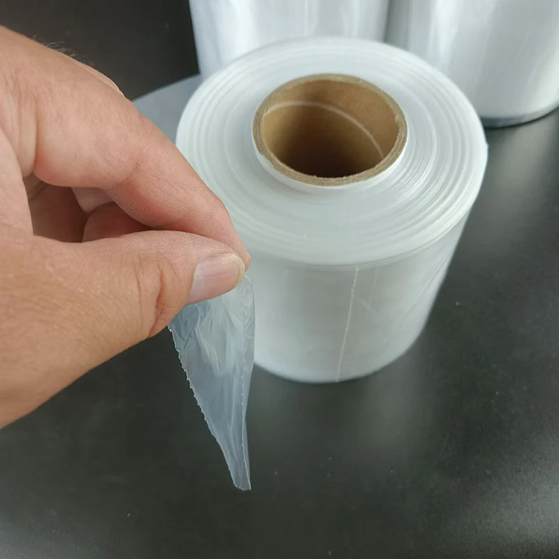 Прозрачная пластиковая прозрачная защитная упаковка для хранения полиэтиленовых пакетов в рулоне