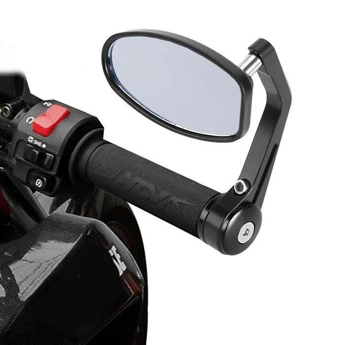 Motorcycle rearview mirror electric moto modificatio reversing mirror assisted rider 22mm all-aluminum handlebar mirror