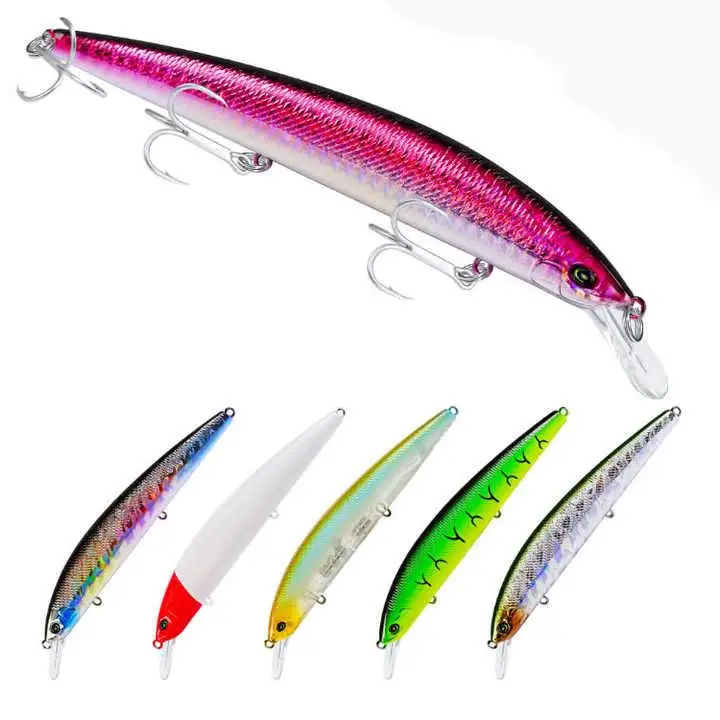 OEM Floating Minnow Fishing Lure Jerkbait 11.5cm/9g 15cm/18.5g Wobblers Baits Fishing For Fish Pike Trout Sea Bass Fishing