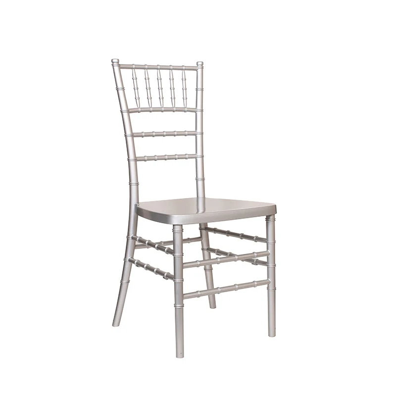 Wholesale Fashion Gold Silver White Plastic Resin Wedding Events Catering Banquet Chiavari Chivari Tiffany Chairs