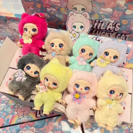 Liila Lucky Cat V1 Hot selling high-quality products Mystery Box Gift Plush Vinyl Cute Doll Blind Box Trendy Play Pendant Toy