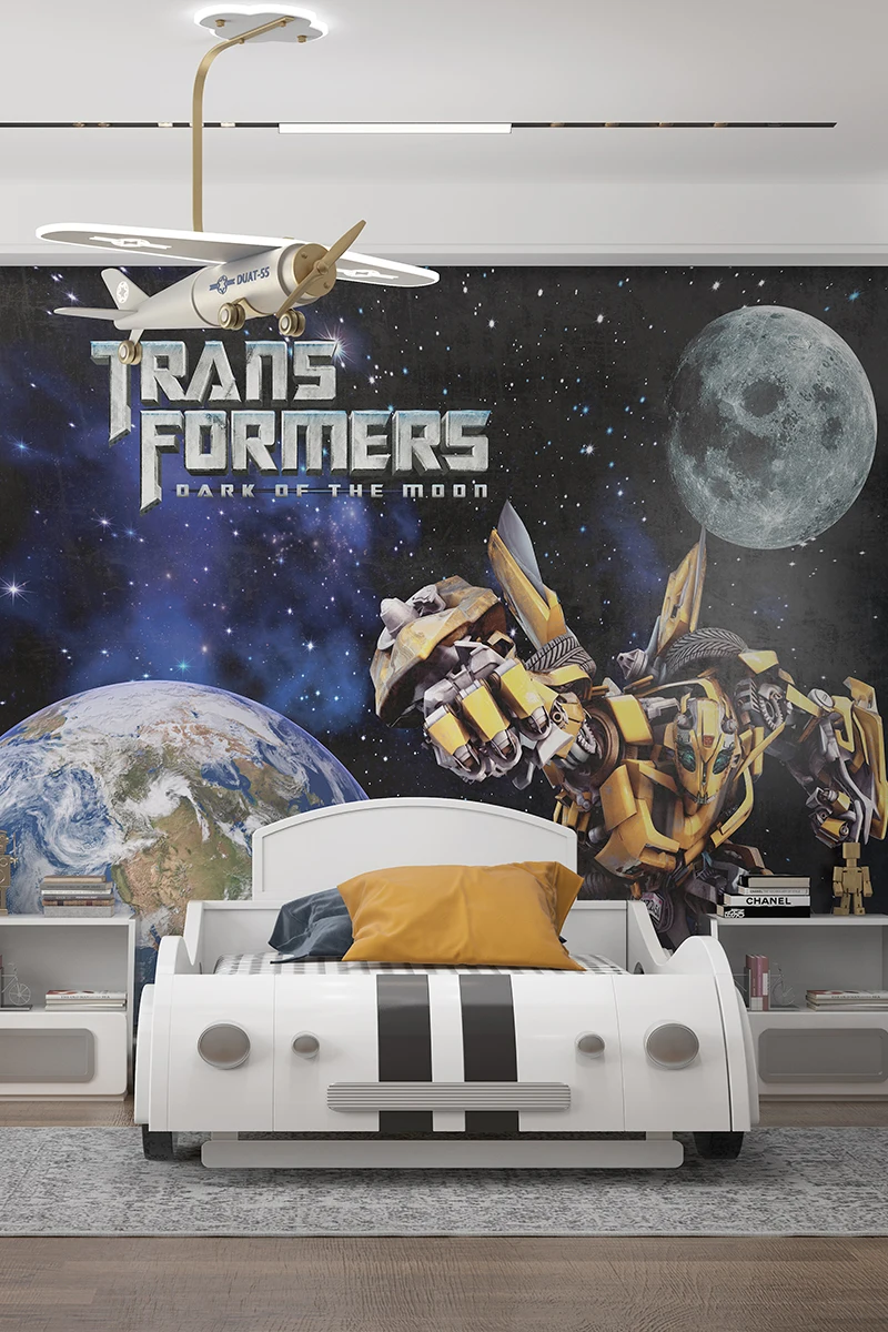 Attractive  Children Beds White solid wood  racing car shape bed furniture car bed kids children