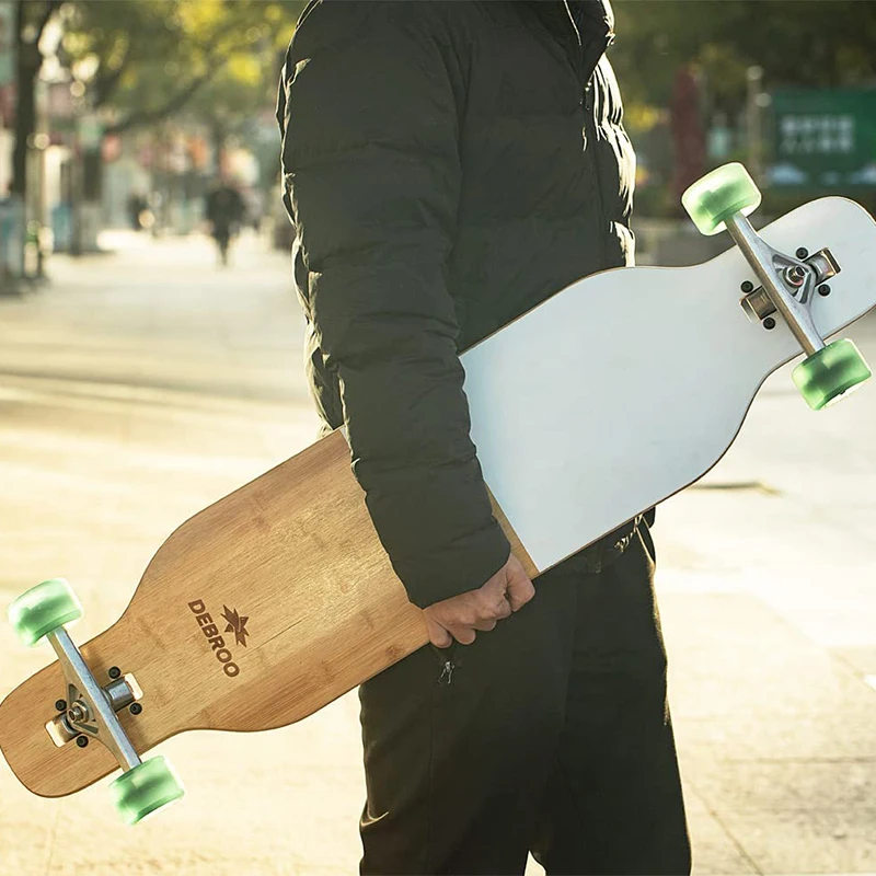 High Quality Flexible Bamboo Longboard Skateboards Cruiser Skateboard Professional Complete