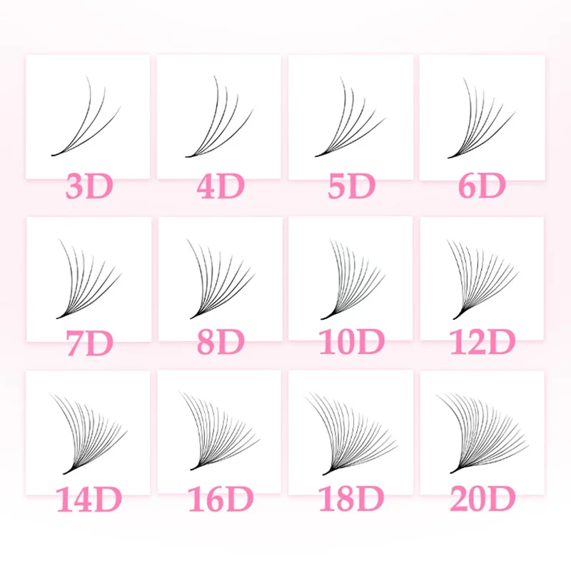 100% Hand Made Korean Pbt Fiber Matte Black 500 1000 Fans 6d 10d 16d 20d  Loose Promade Fans