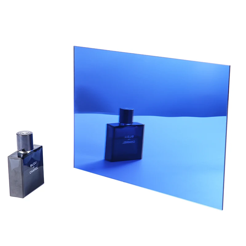 High Reflective 2440x1220mm Cutting Large Silver Frameless One-way Shower Mirror Incassable Unbreakable Acrylic Plastic Mirror