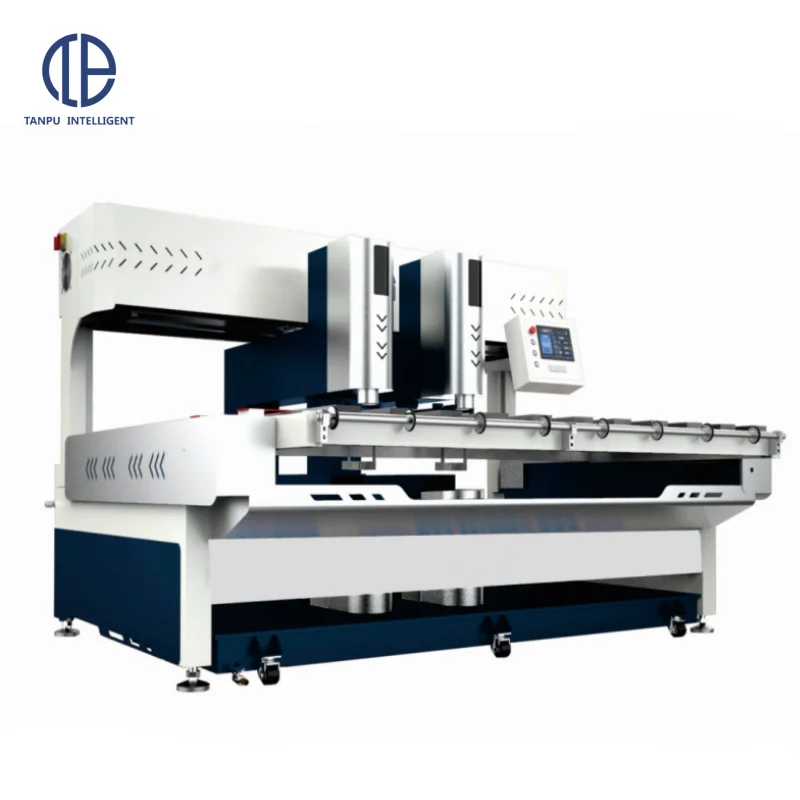 TP02-1050 CNC Glass Machine Fast Speed Double Two Heads Drilling Machine
