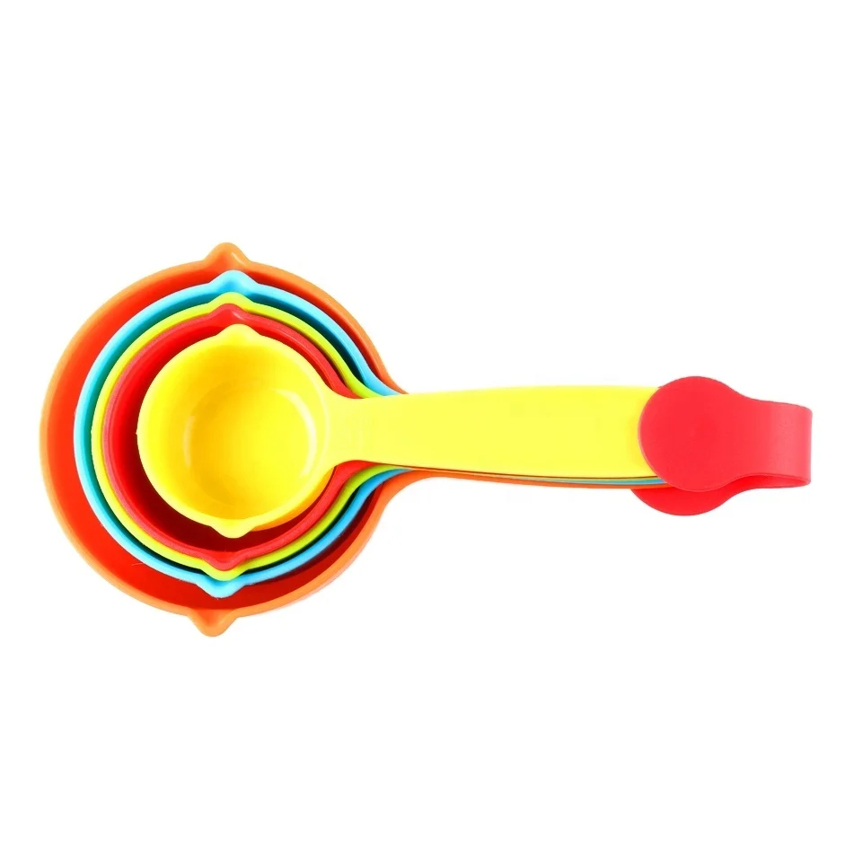 High quality 250ml/125ml/80ml/60ml/30ml plastic kitchen cooking baking tea coffee measuring spoon