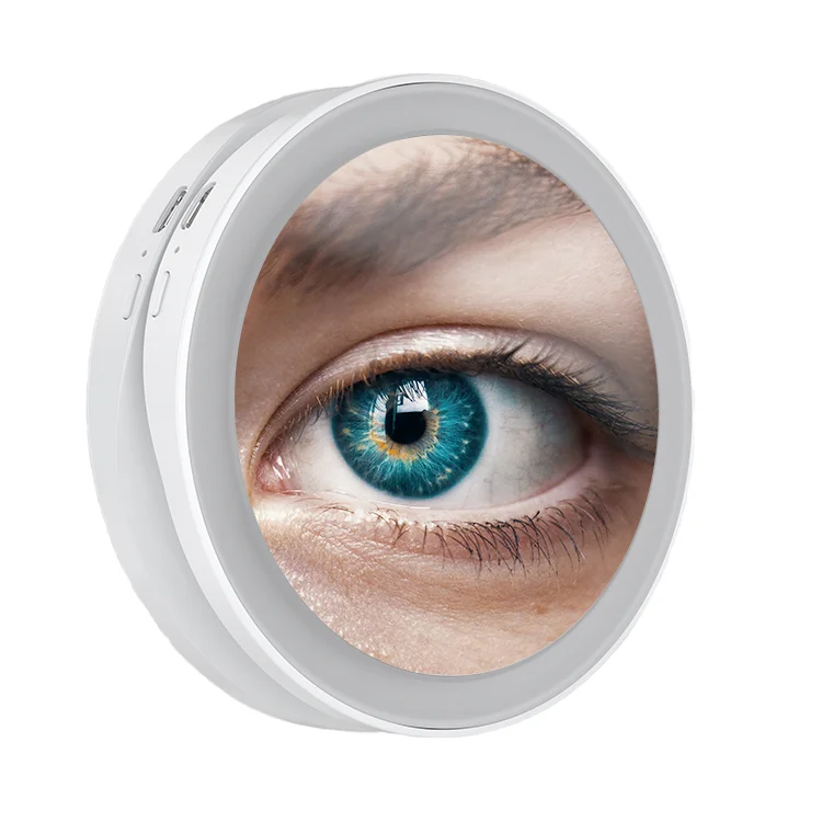 Factory Direct Rechargeable 5X Magnifying Hand  Makeup Mirror Led With Light