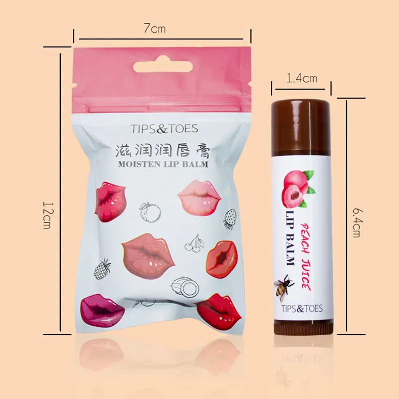 Private Label Moisturizing Lip Balm Custom  Logo  Cute 3PCS Lip Balm  Stick Set Lip Make Up  Vendor
