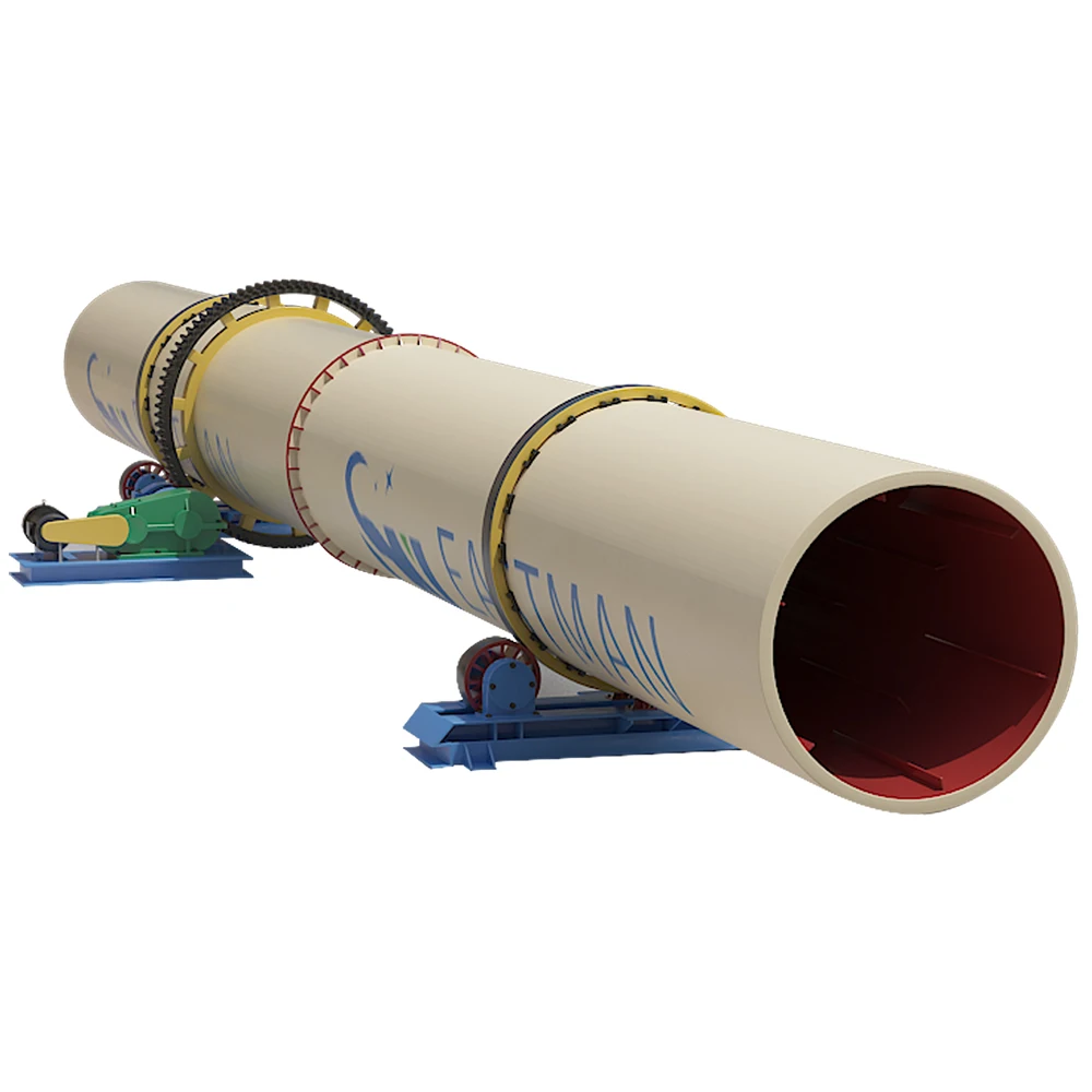 Mining Equipment Mineral Limestone Sawdust Slurry Rotary Dryer Single Drum Rotary Dryer