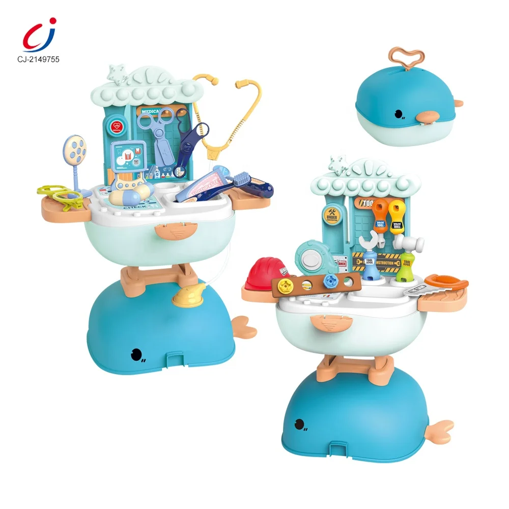 Имитация детей 4 в 1 ролевой рабочий игровой инструмент медицинский ролевой Игровой набор для ролевых врачей игрушки