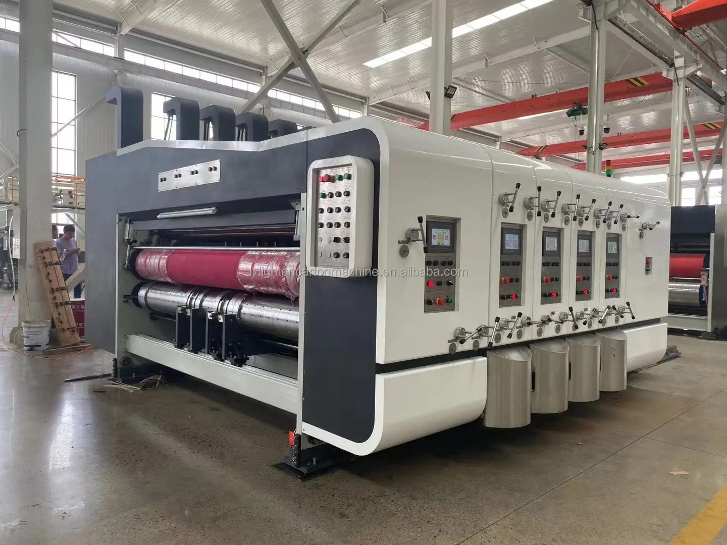 Высокоскоростная машина для производства картонных коробок flexo 2, 3 4 вида цветов, картонная печатная машина, гофрированный принтер, слоттер для производителя чехла