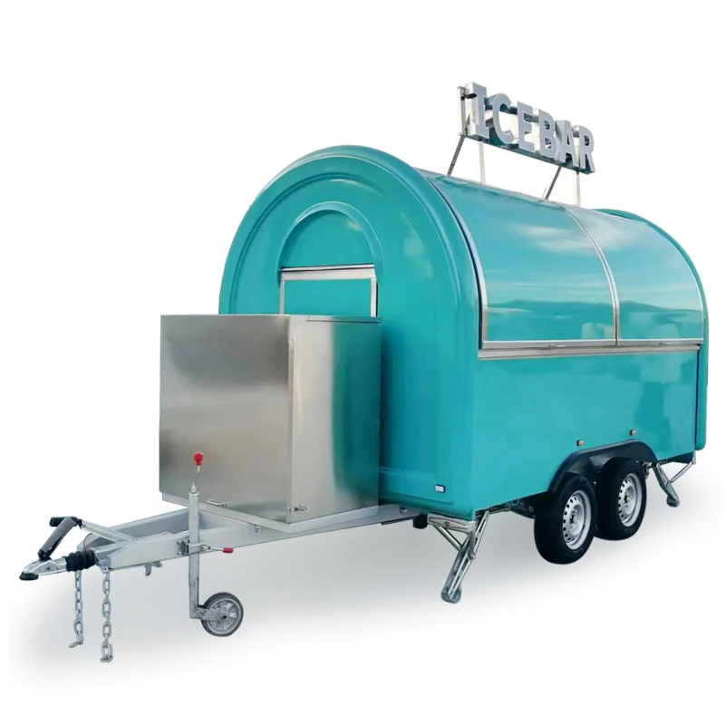 SILANG Movable street franchise fried drink ice cream burger trailer