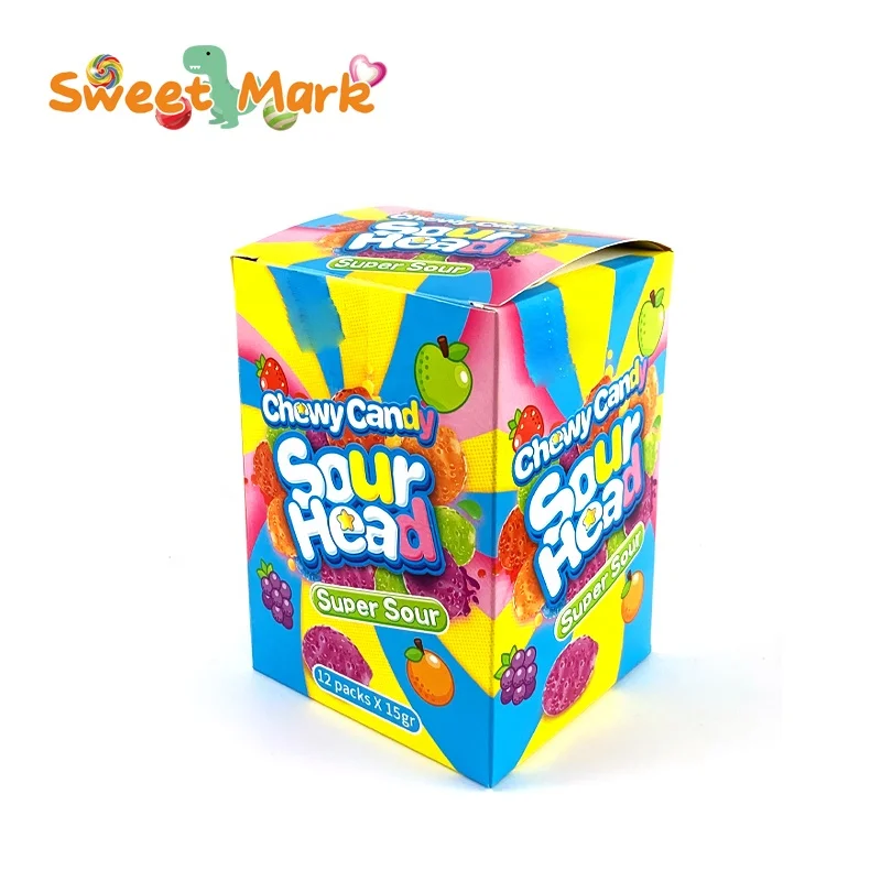 High quality super sour candy colorful halal candy hard candy