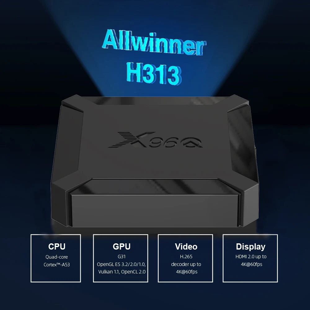 Topleo самая дешевая заводская цена Allwinner H313 2 ГБ 16 smart tv box android 10 0 приставка X96Q