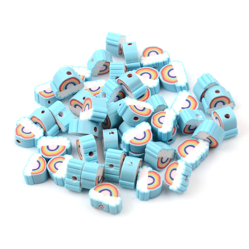 Hot Sale 90Pcs Rainbow Fimo beads For Jewelry Making DIY  Accessories clay beads Craft