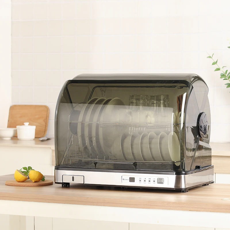 Household UV Sterilizer Dish Disinfection Cabinet With Dryer 350W 46L UV Dish Dryer